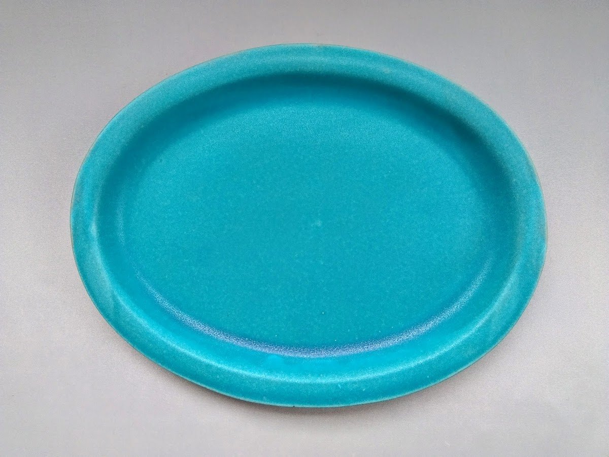 Color matte oval plate L Türkiye [Takuya Ohara]