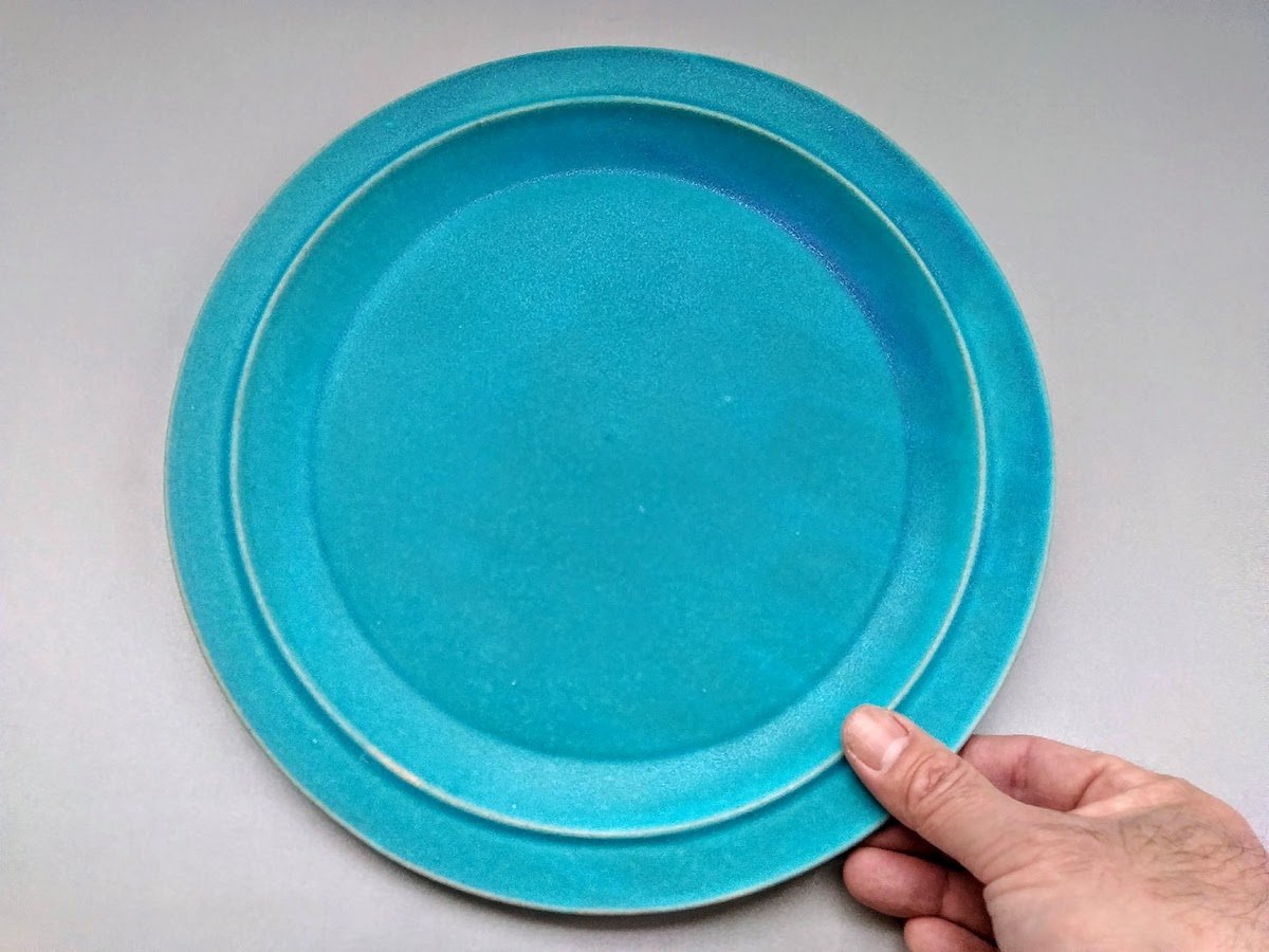 Color matte rim plate large Türkiye [Takuya Ohara]