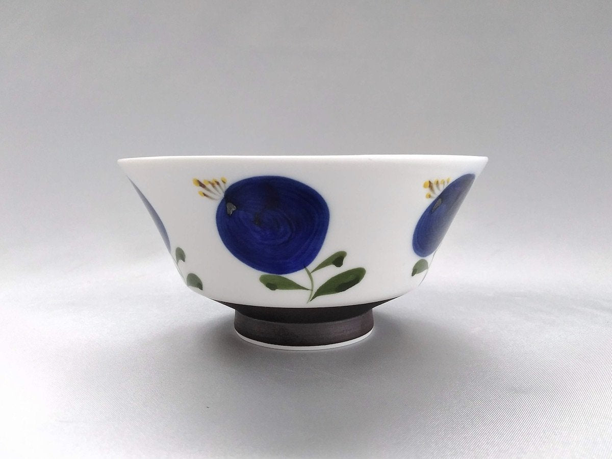 KOHARU rice bowl blue [Fukumine Kiln]