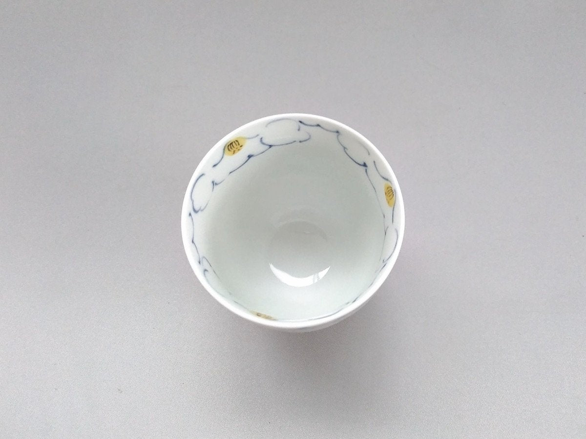 Hanazume teacup blue [Kosogama]