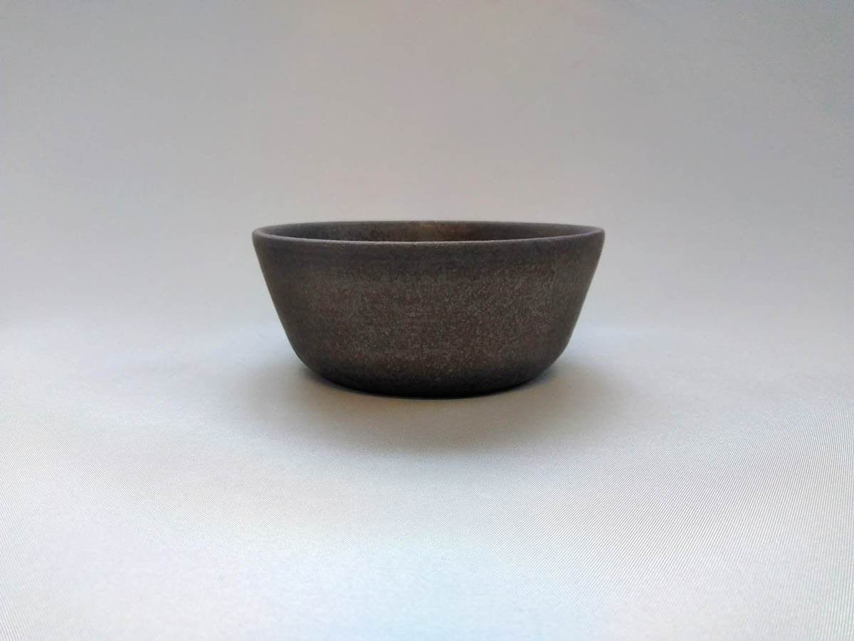 Color mat small bowl black [Takuya Ohara]