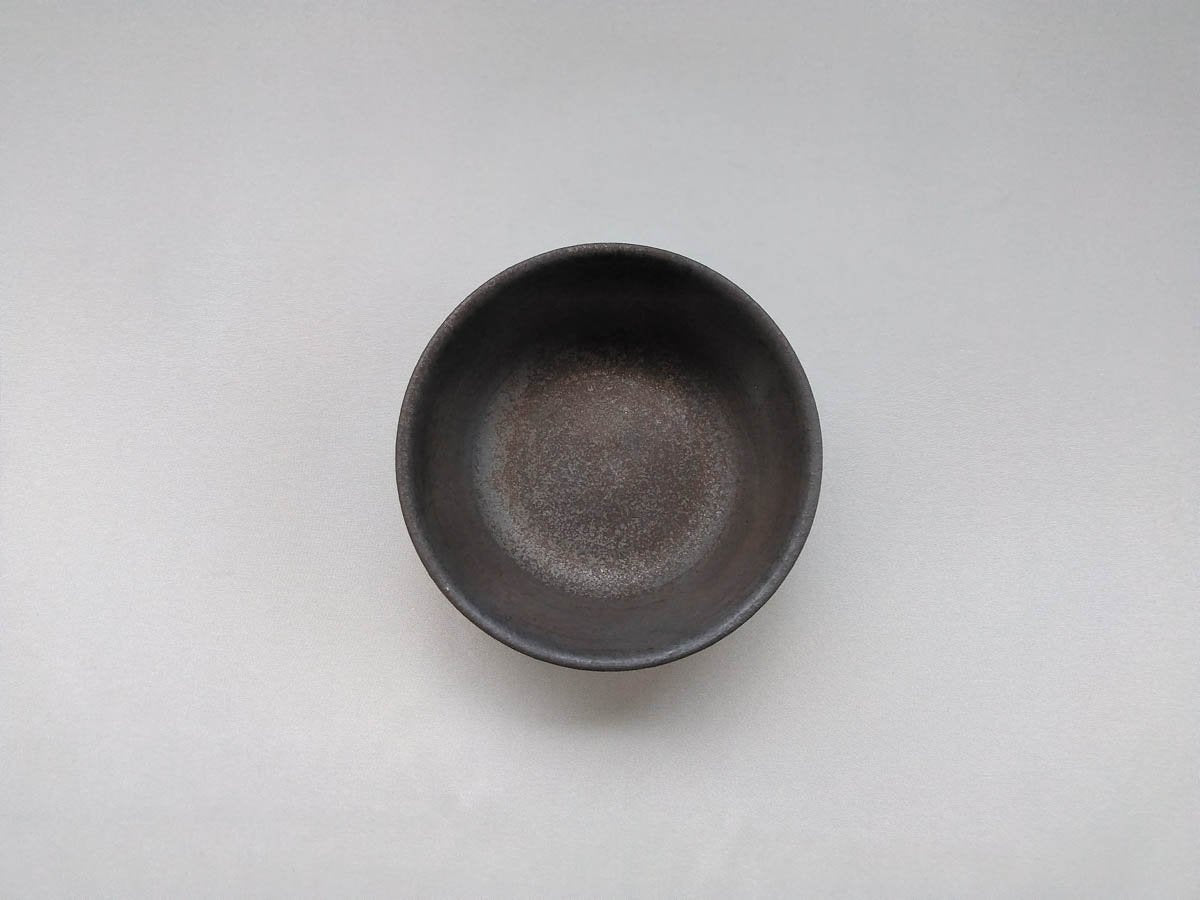 Color mat small bowl black [Takuya Ohara]