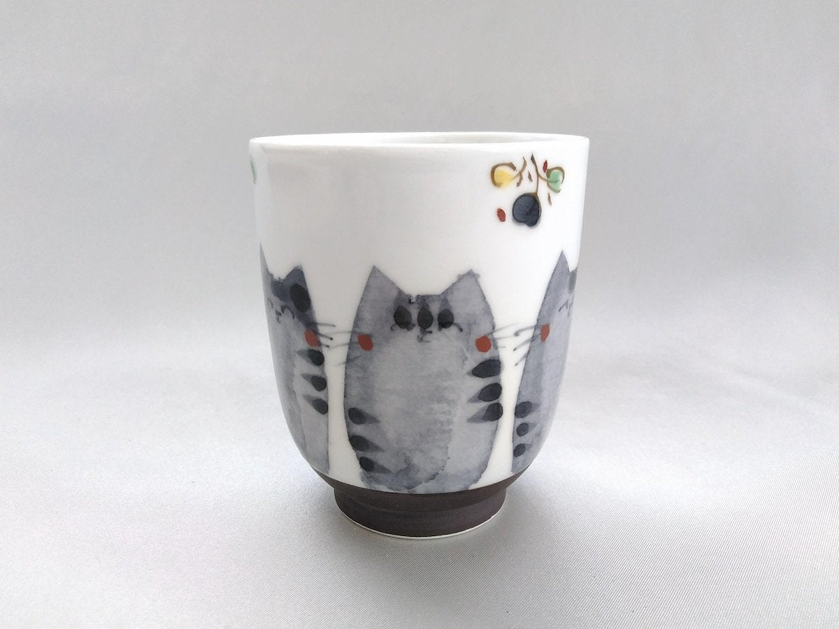 Japanese paper dyed cat cup size [Soramoe Kobo]