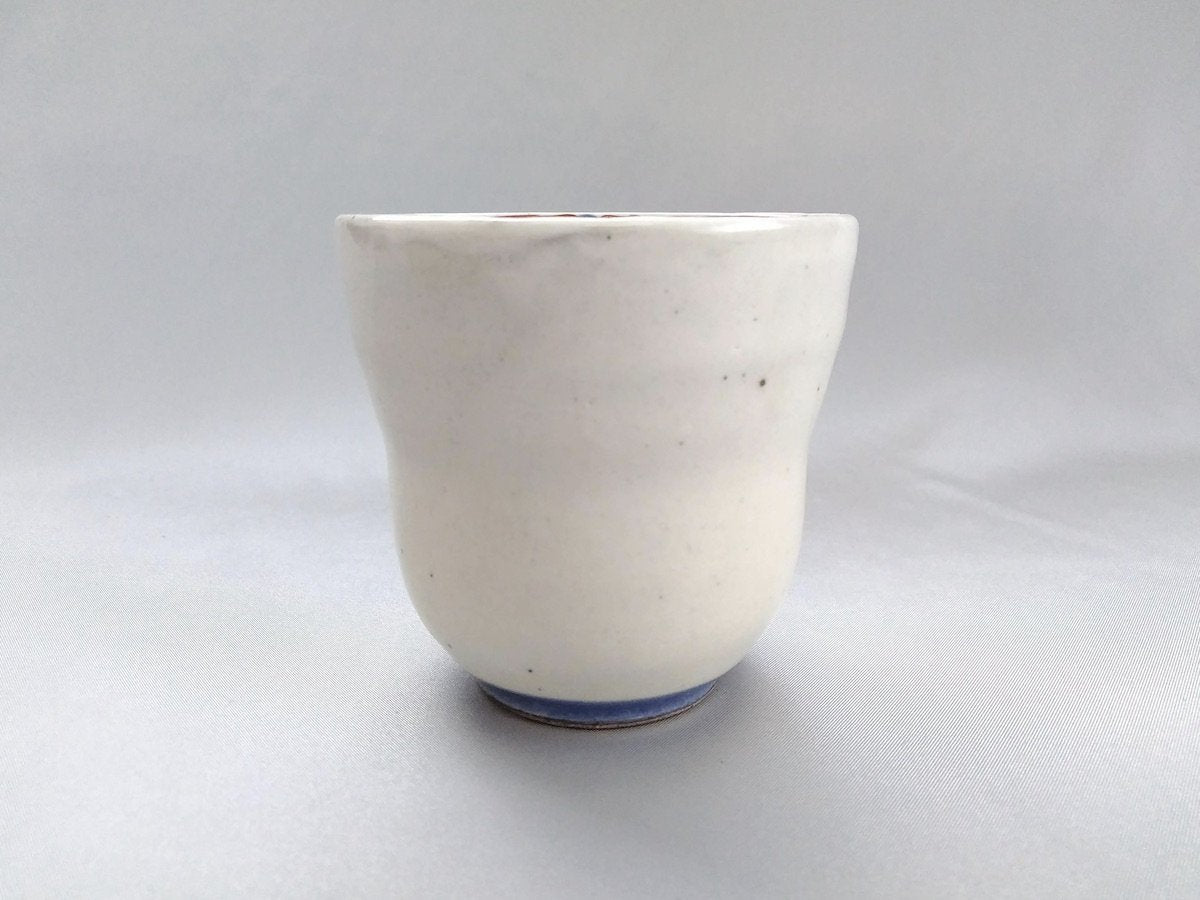 Hyottoko teacup [Porcelain Studio Raku]
