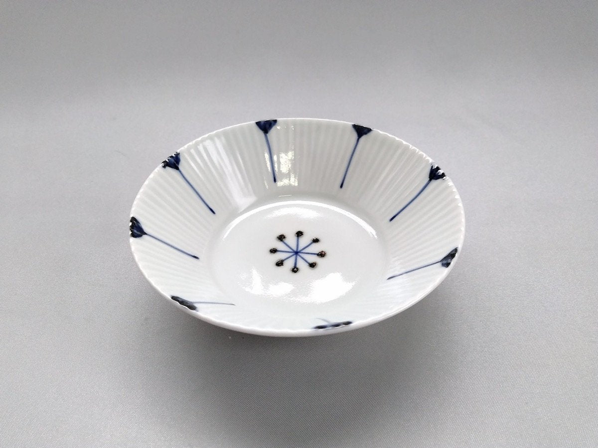 Minori Shinogi Small Bowl with Dyed Petal Crest [Koyogama]