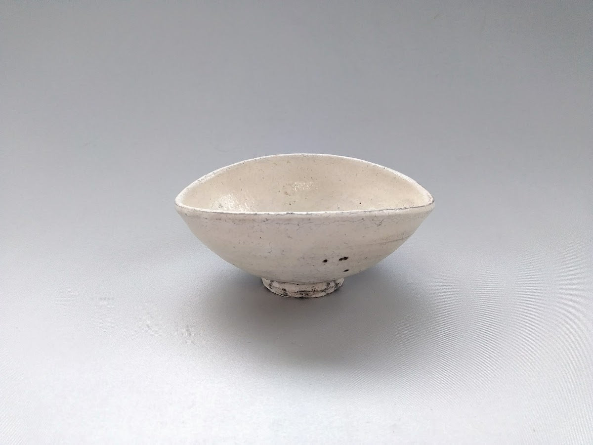 Powdered ash glaze flexible bowl small [Seiji Okuda]