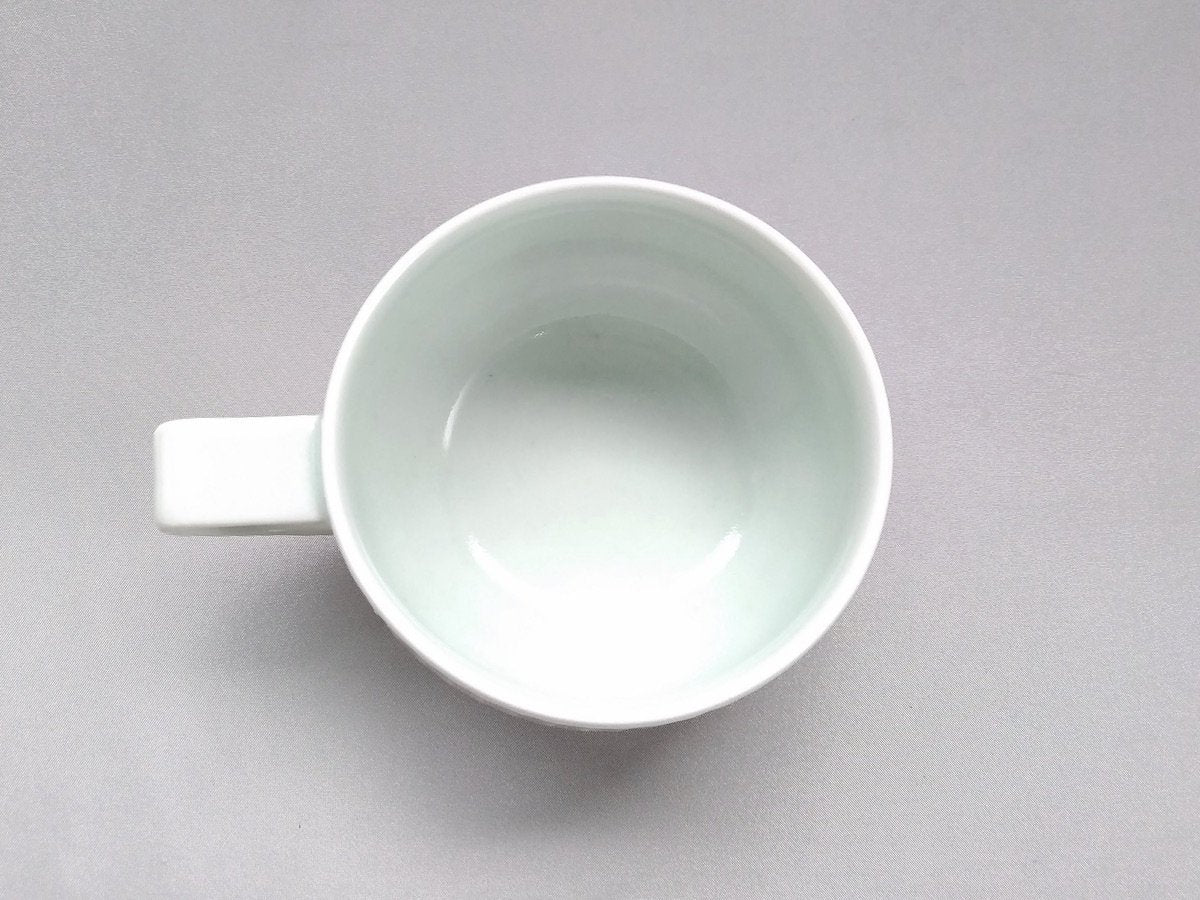 Ash glaze shinogi soup cup [Tobo Ao]