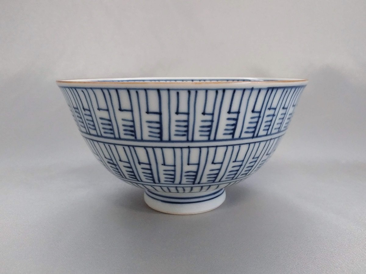 Large rice bowl with inner and outer calendar [Jozan kiln]