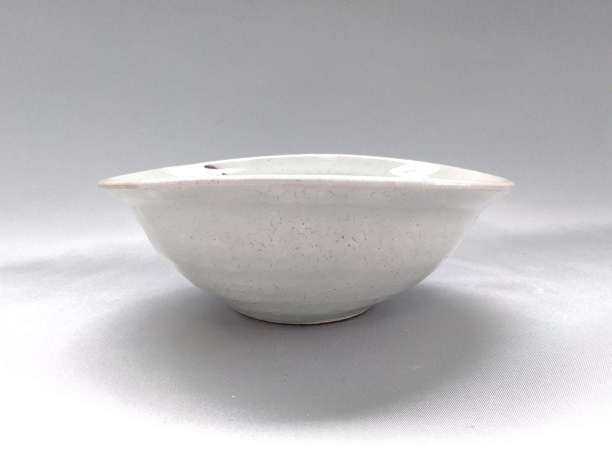 Red leaf bending small bowl [Iwaobo]