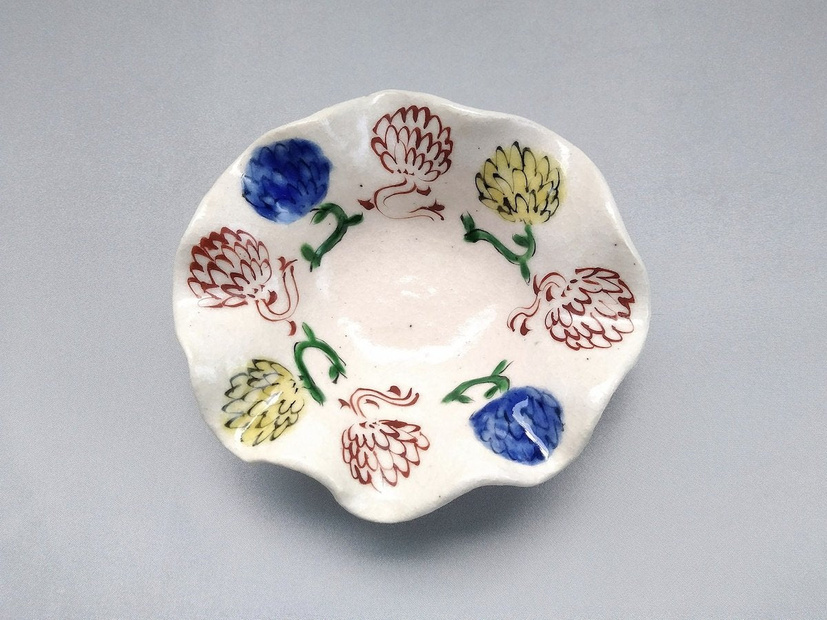 Colored tachibana fluttering small bowl [Hiroshi Shinzawa]