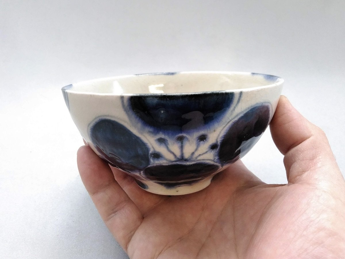 Hana camellia rice bowl [Sozan kiln]