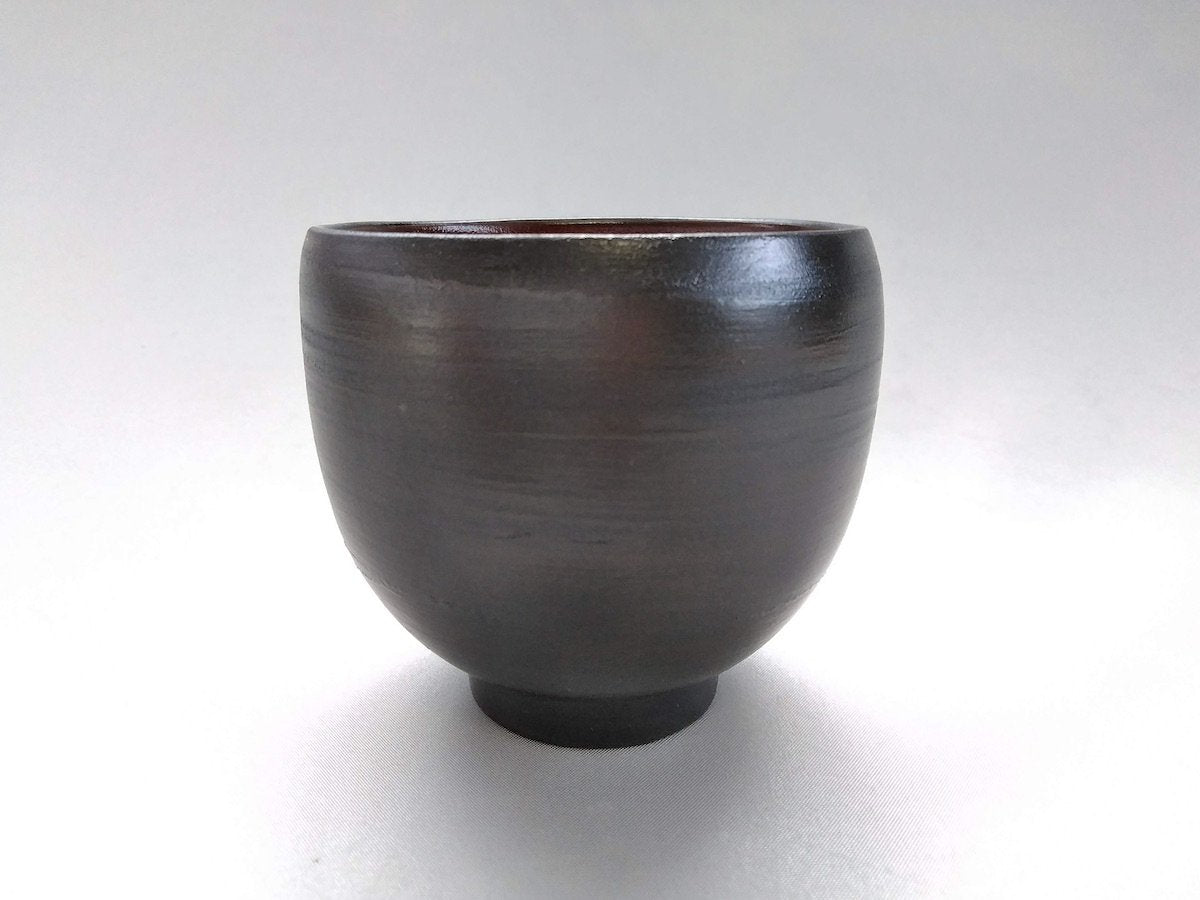 Japanesque round teacup [Sozan kiln]