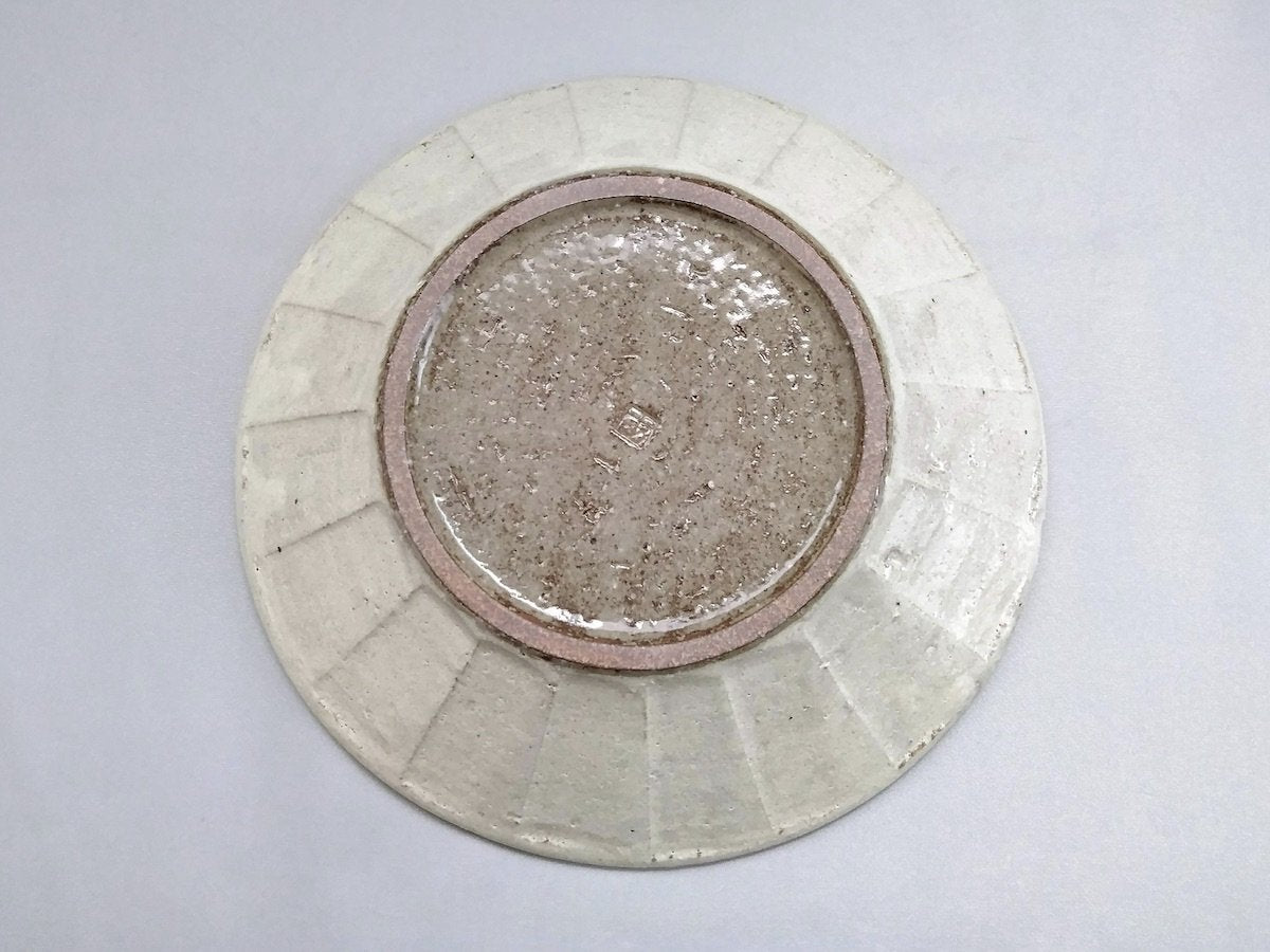 Konahiki sogi flat 7-inch plate [Shinji Akane]