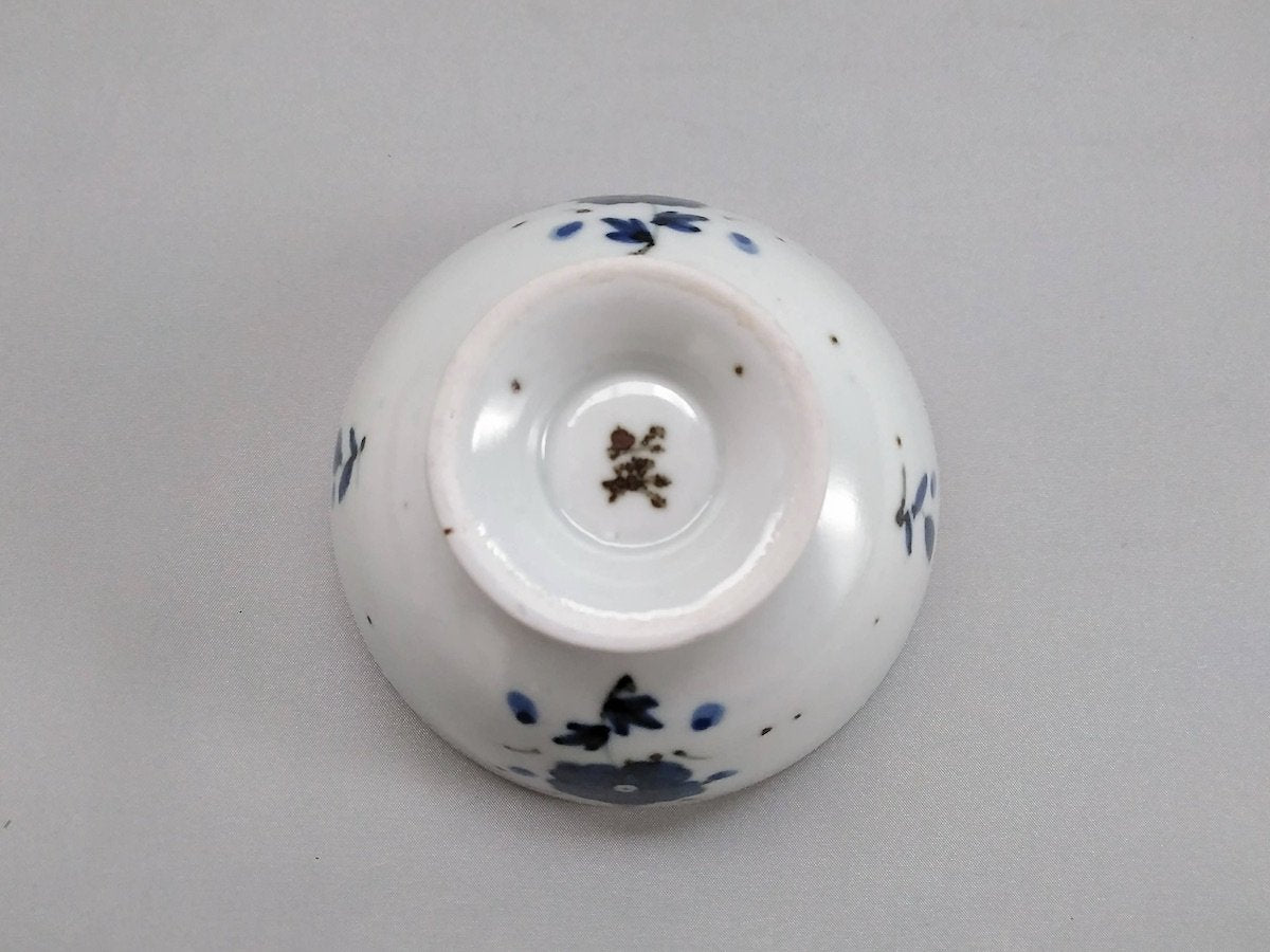 Sometsuke flower pattern rice bowl [Hidemasa Miyake]