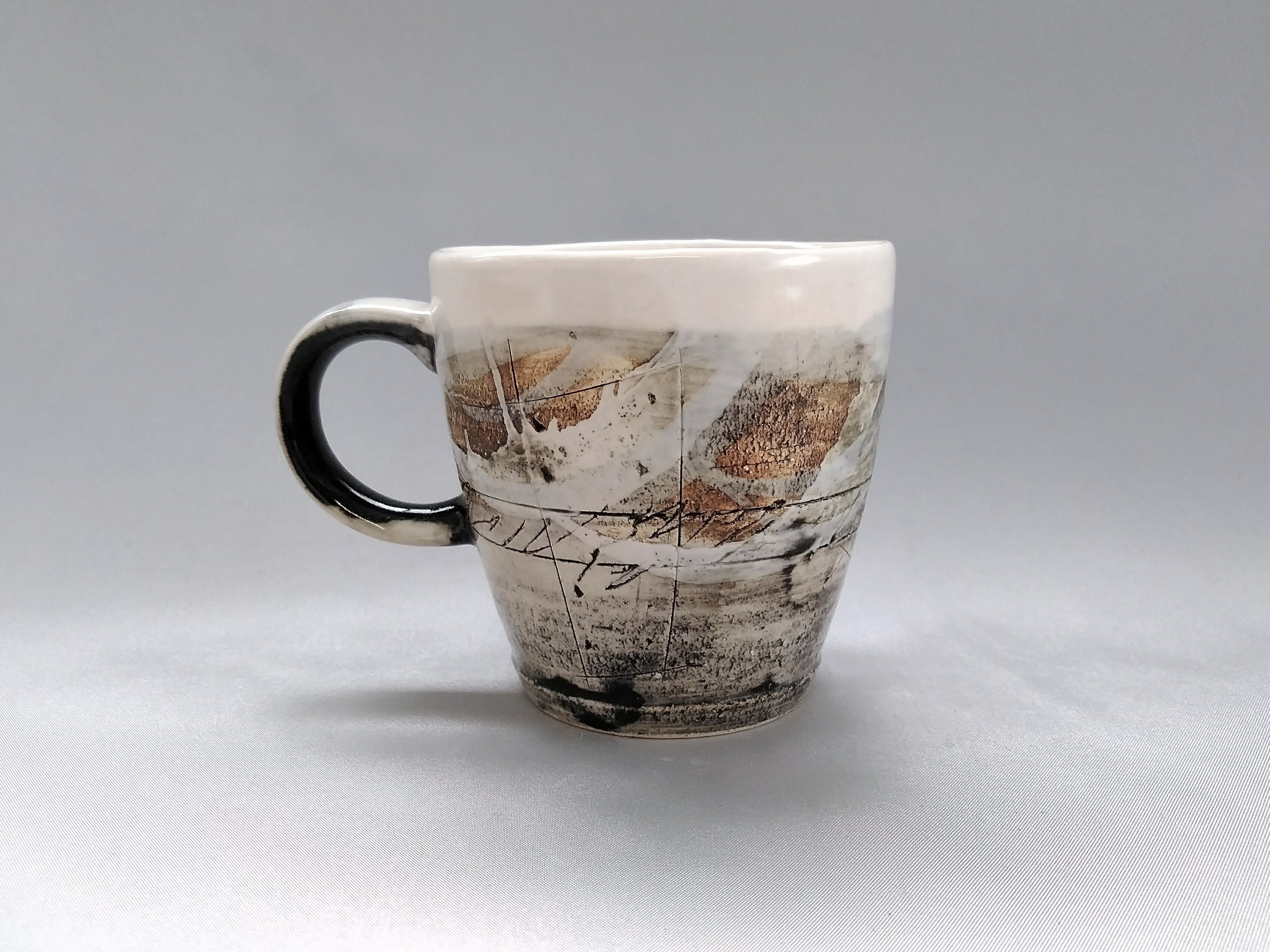 Yamaji mug white [Tsururingama]