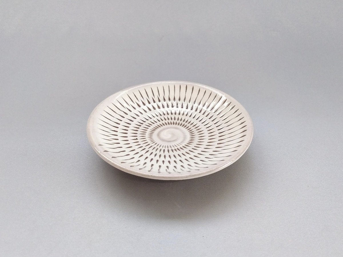 Tobikanna 4-inch small plate [Hozangama]