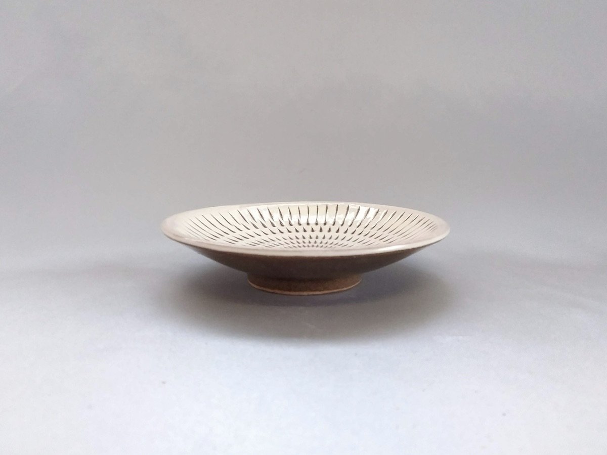 Tobikanna 4-inch small plate [Hozangama]