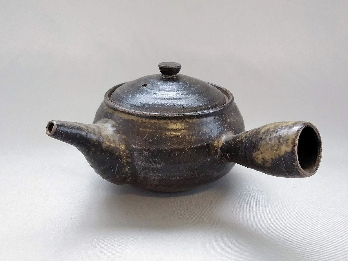 Gray-black teapot [Norihiro Kawagoe]