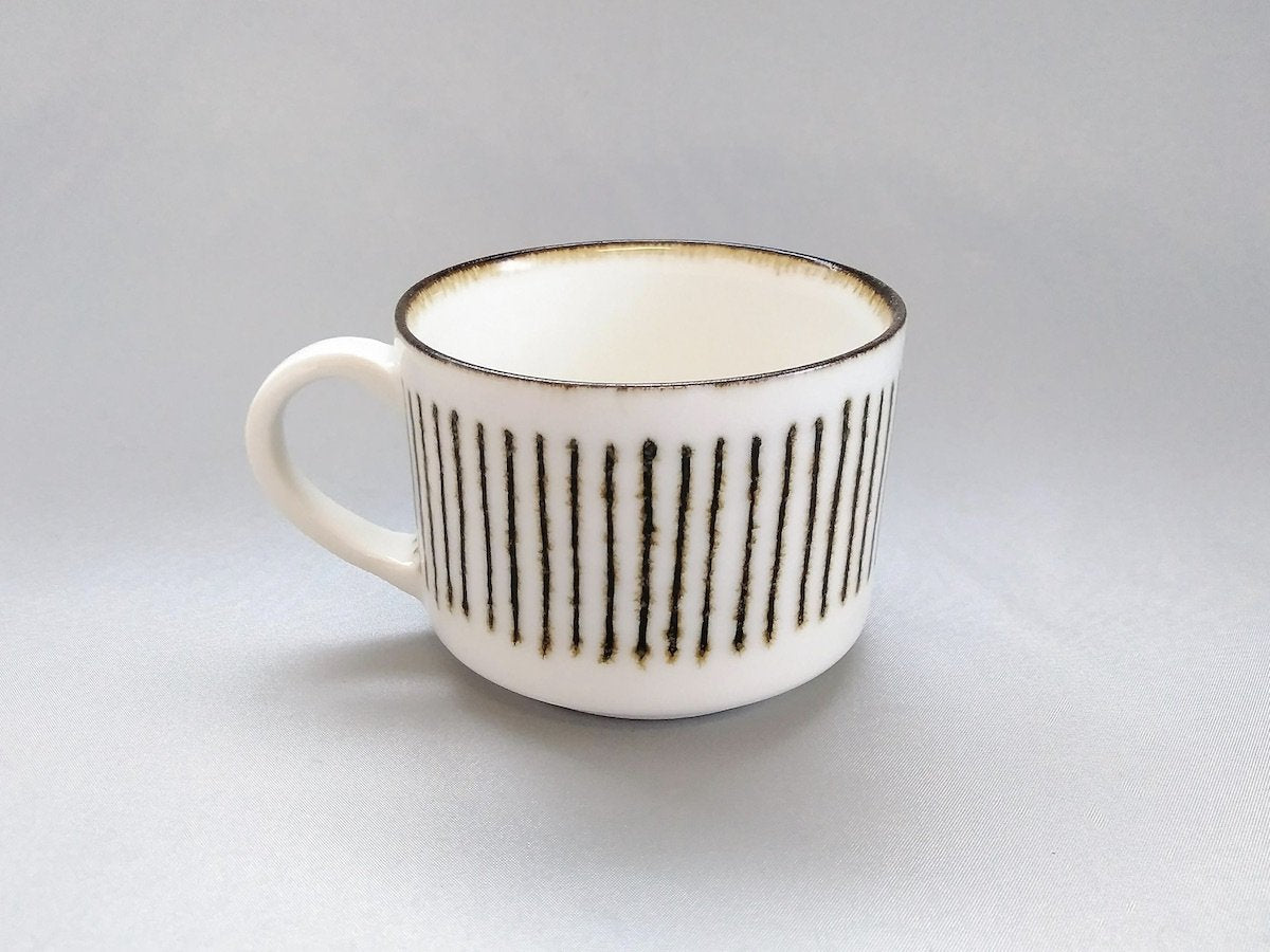White porcelain jukusa mug [Tetsuya Kobayashi]