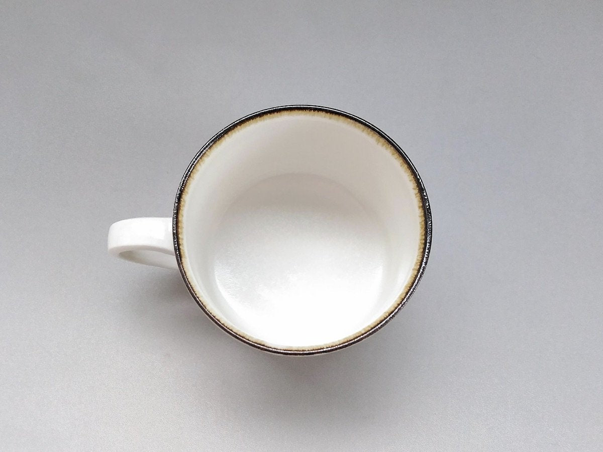 White porcelain jukusa mug [Tetsuya Kobayashi]