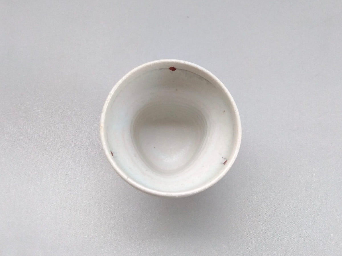 Saigofukai modified teacup red line engraving [Minami kiln]