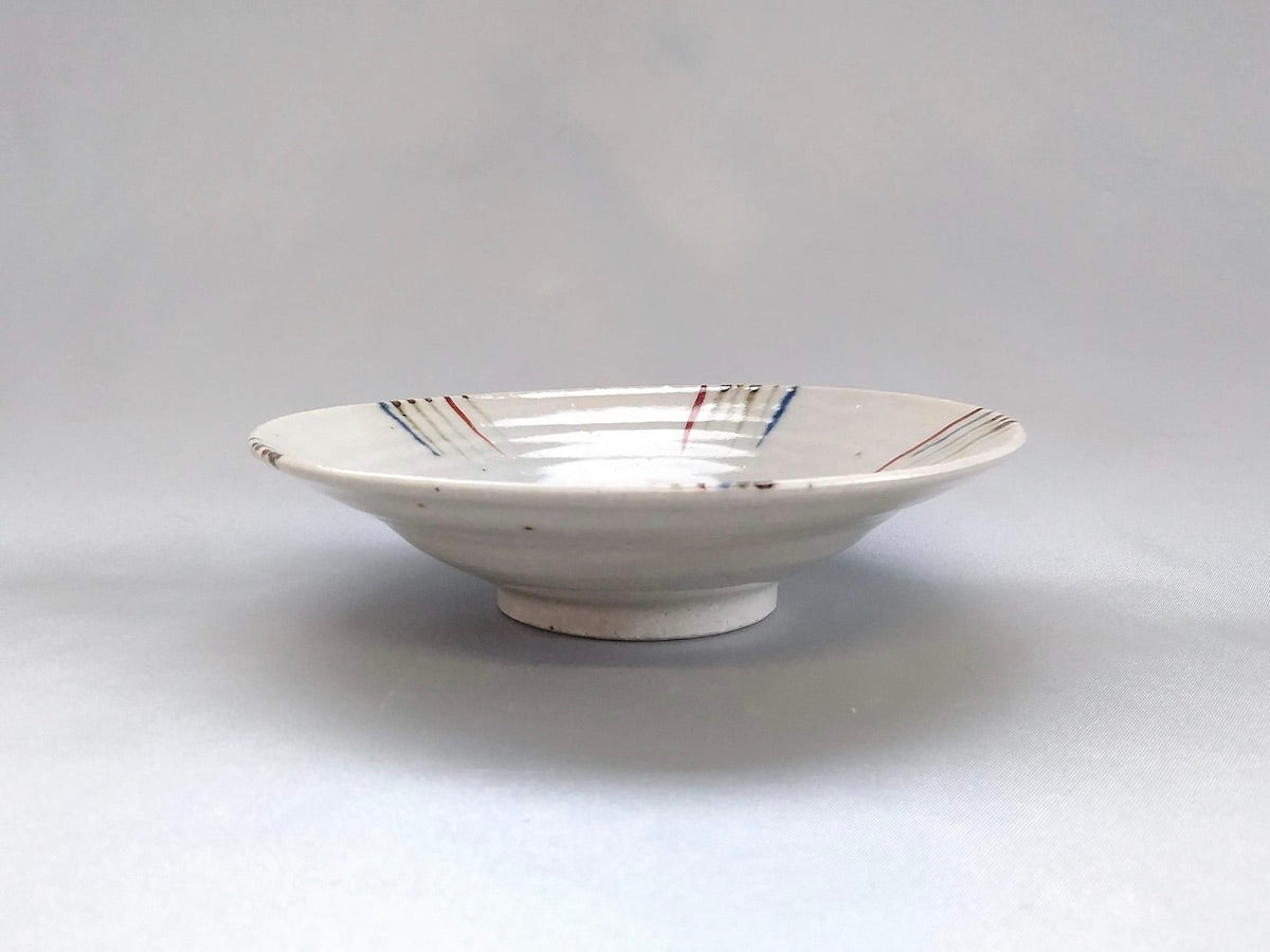 Ranjukusa 5 inch shallow bowl [Minami kiln]