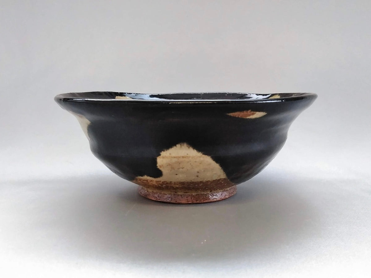 Black Oribe Kakebu 5-inch pot [Daiko Oguri]