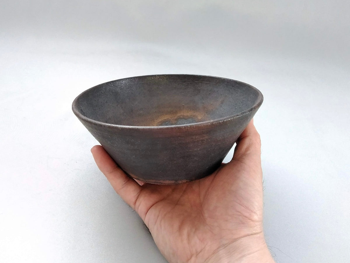 Round bowl black [Yoichi Yajima]