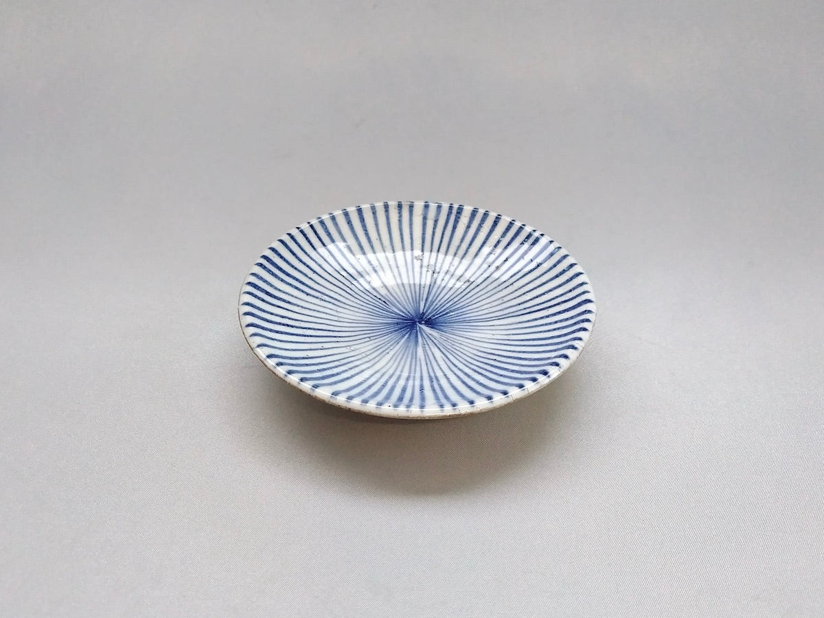 Konahiki Tokusa 3.5 inch plate blue [Shigehisa Miura]