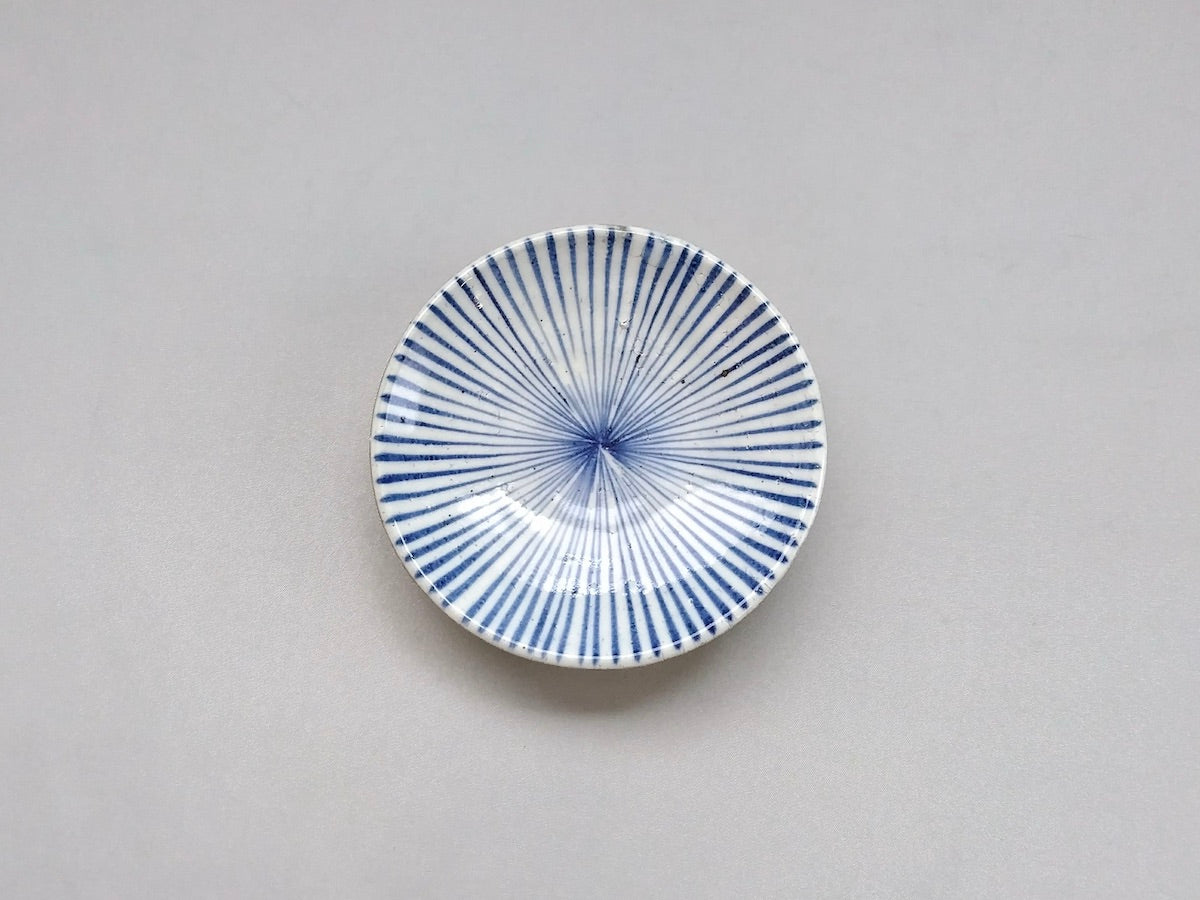 Konahiki Tokusa 3.5 inch plate blue [Shigehisa Miura]