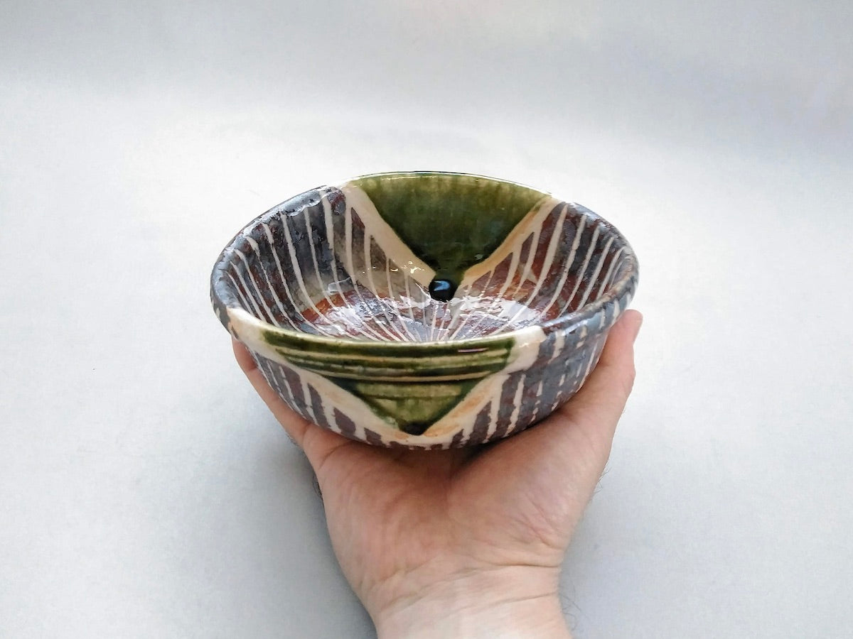 Shino Jugusa 5-inch flexible stew pot [Nakagaki Renji]