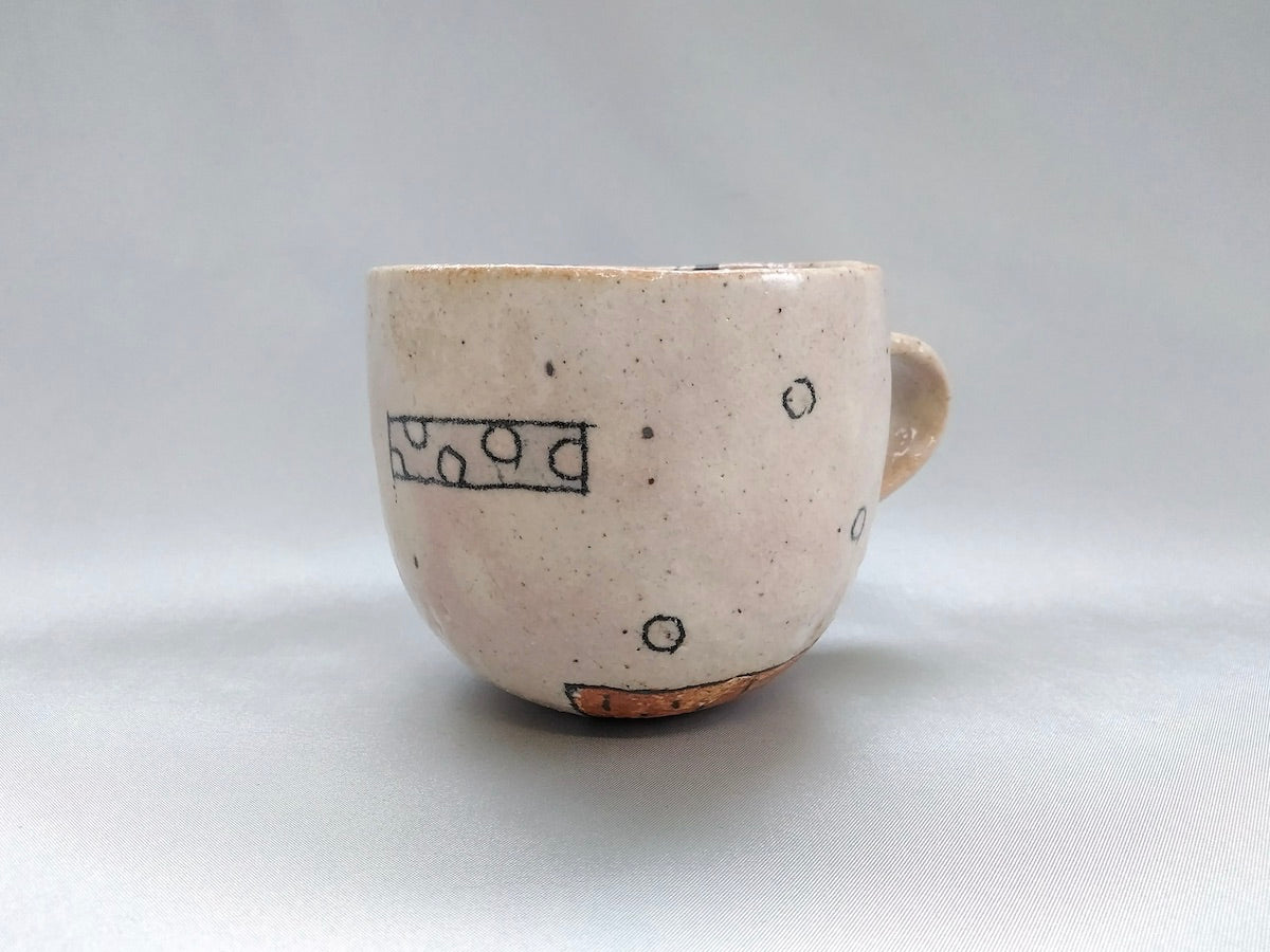 Goth obi dot round mug [Masashi Sato]