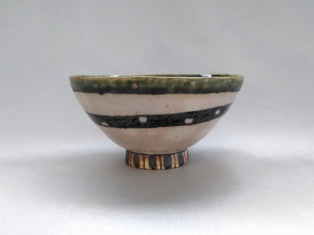 Iron obi dot rice bowl [Masashi Sato]