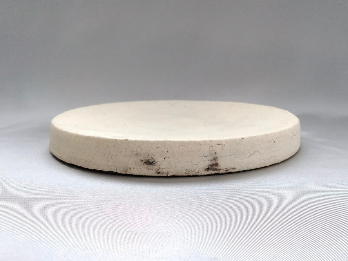Powdered Taiko Round Plate [Mikiyo Nakagawa]
