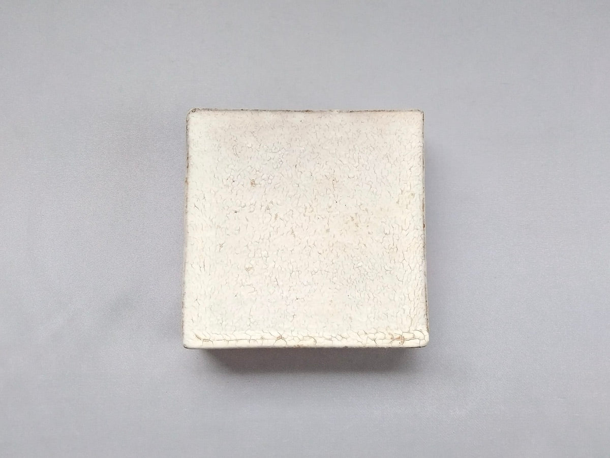 Powdered Taiko Square Plate [Mikiyo Nakagawa]