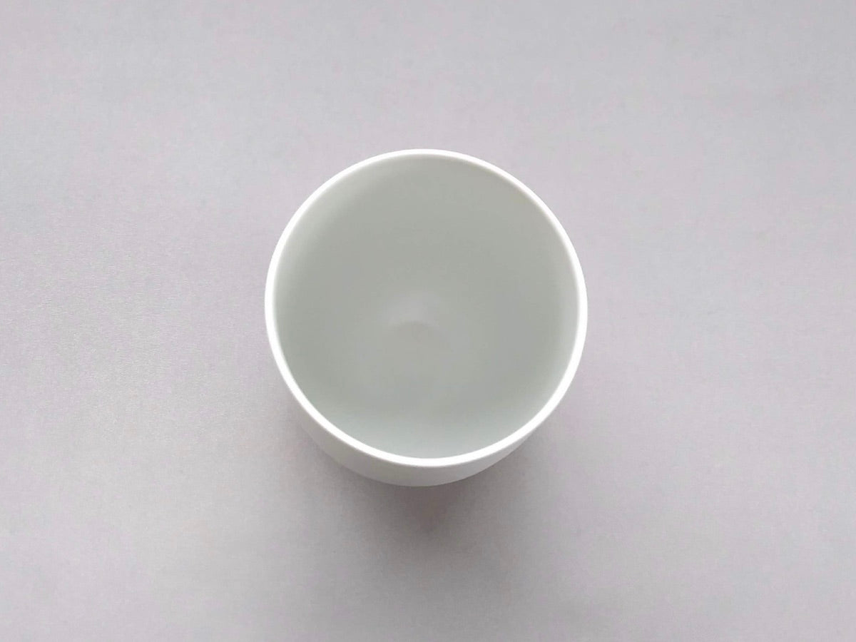 White porcelain thousand-tiered wine glass [Li Zhuang Kiln]