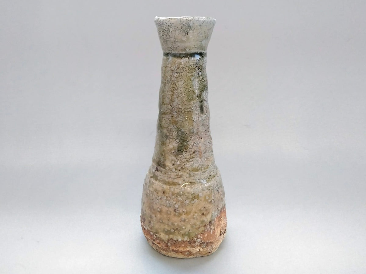 Hagi ash glaze vase [Kurodake]