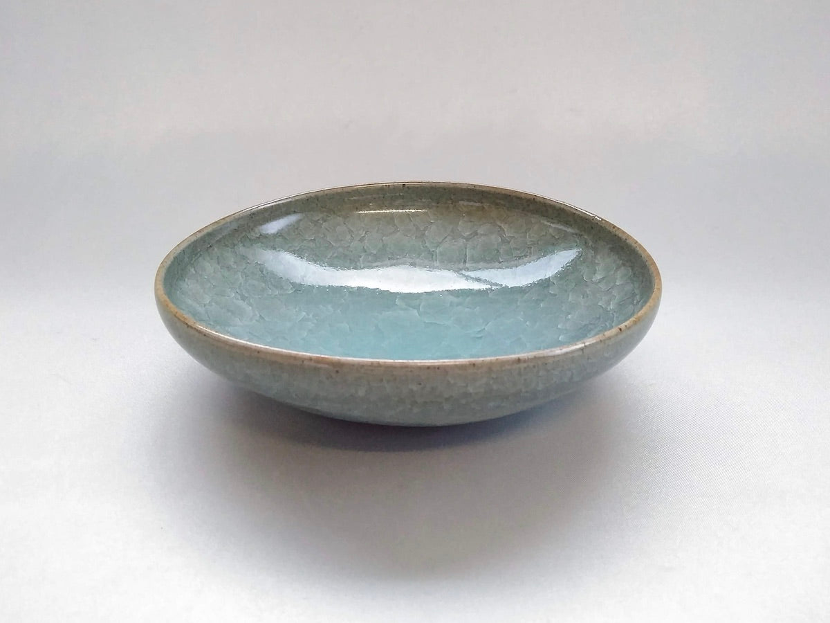 Blue porcelain 5.5 inch flexible pot [Taku Kiyama]