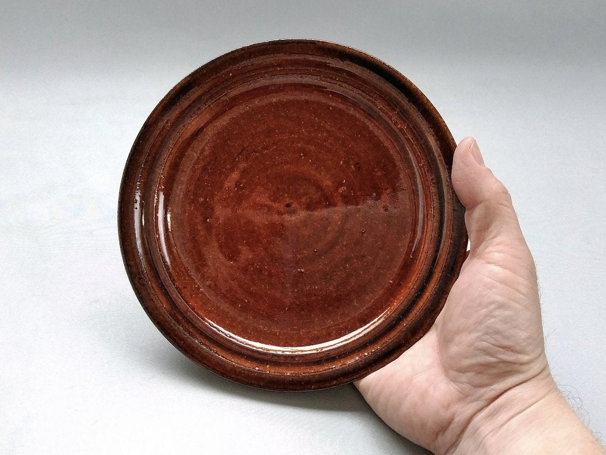 American glaze 17cm plate [Furuya Pottery]