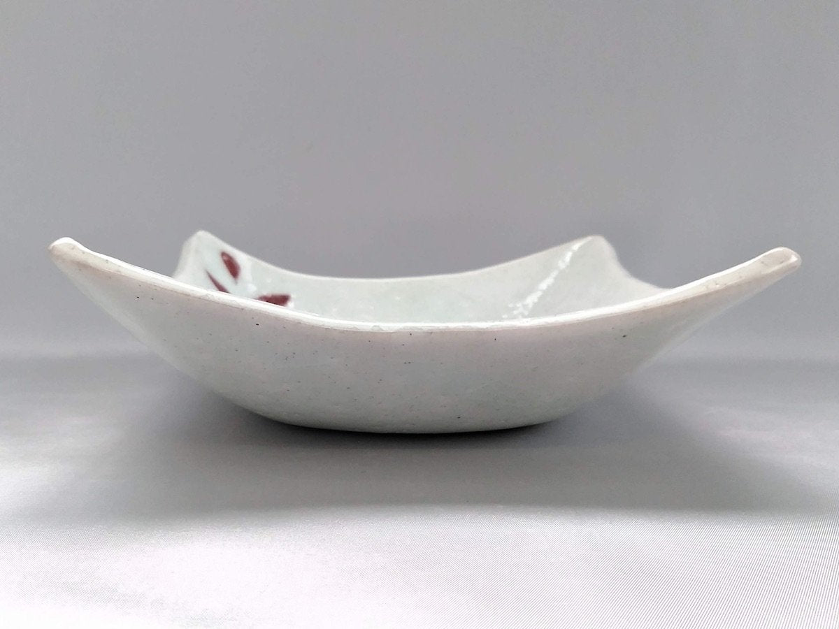 Red leaf corner bowl [Iwatobo]