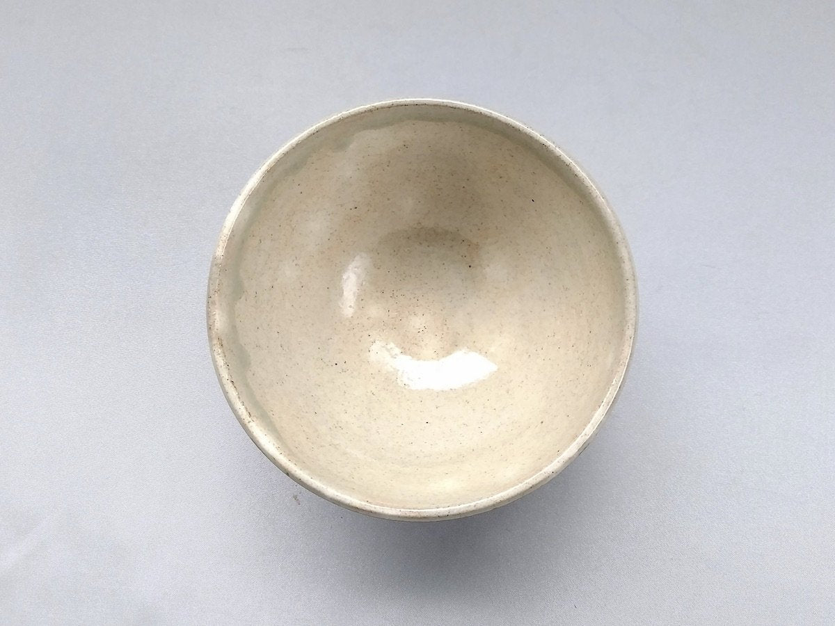 Large iron black shinogi rice bowl [Junichi Mashiko]