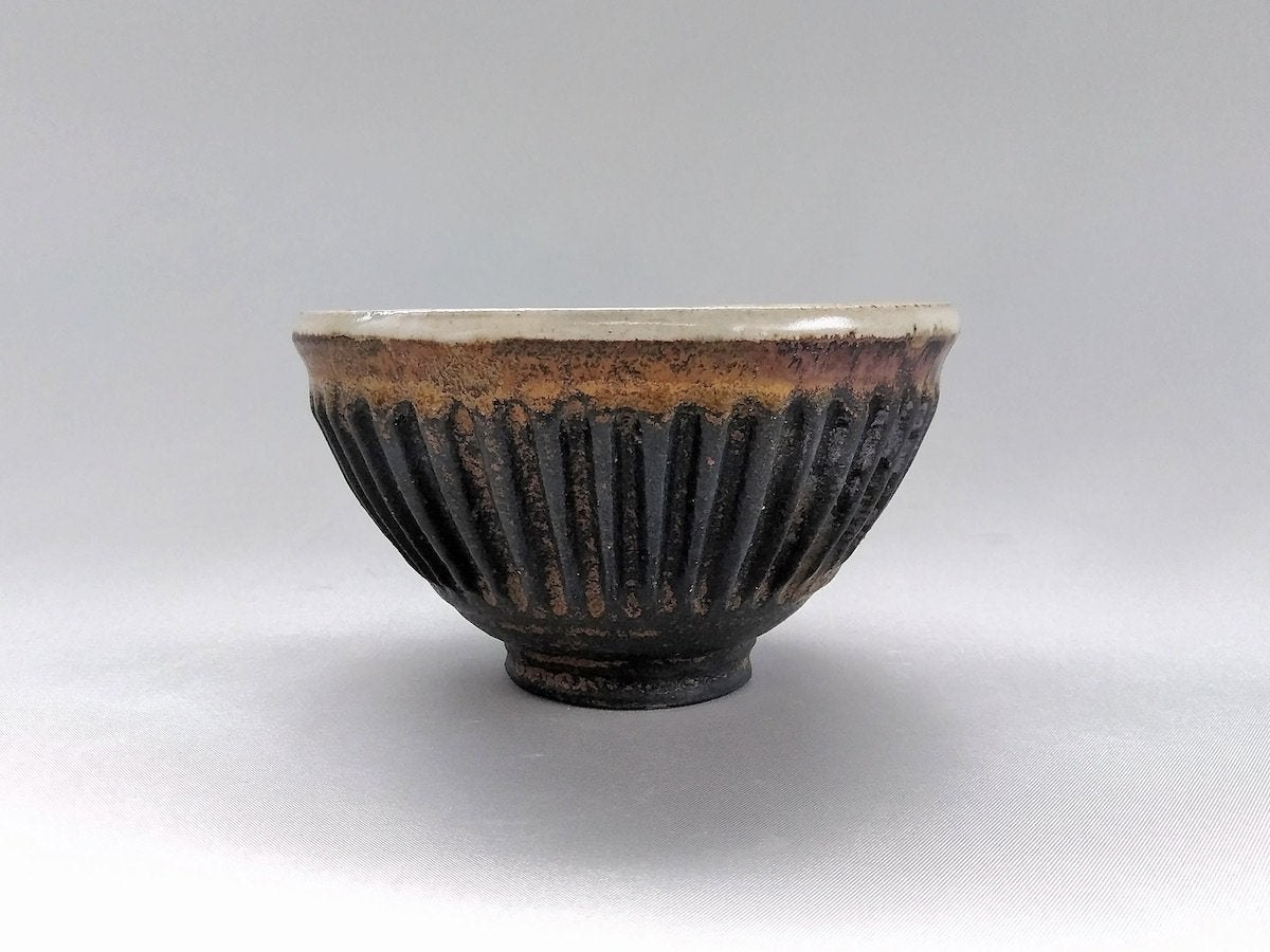 Small iron black rice bowl [Junichi Mashiko]