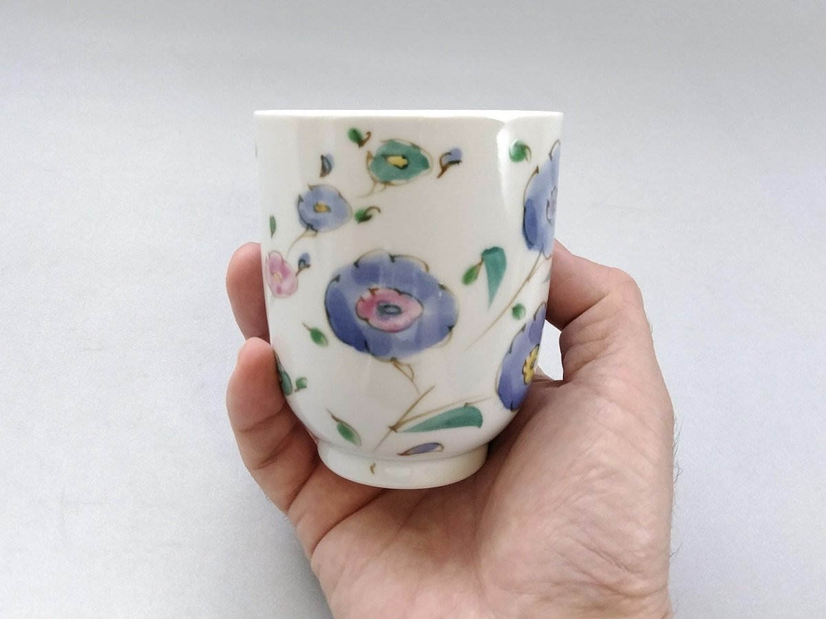 Large flower teacup [Soramoe Kobo]