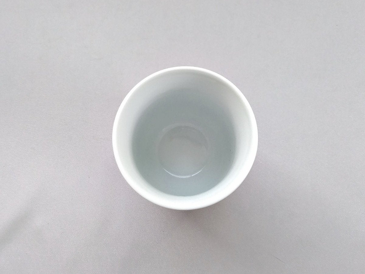 Large colored pottery flower pattern teacup [Bunzo Kiln]