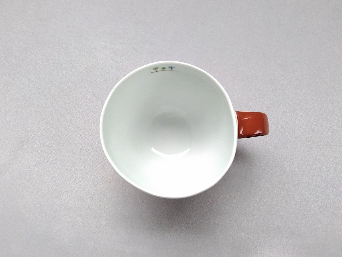 Sanpo JAPAN round mug red [Ippogama]