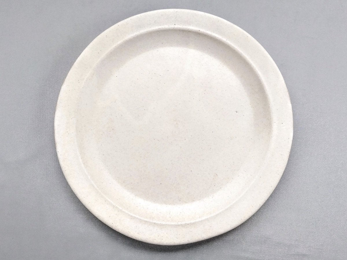 Color matte rim plate white [Takuya Ohara]