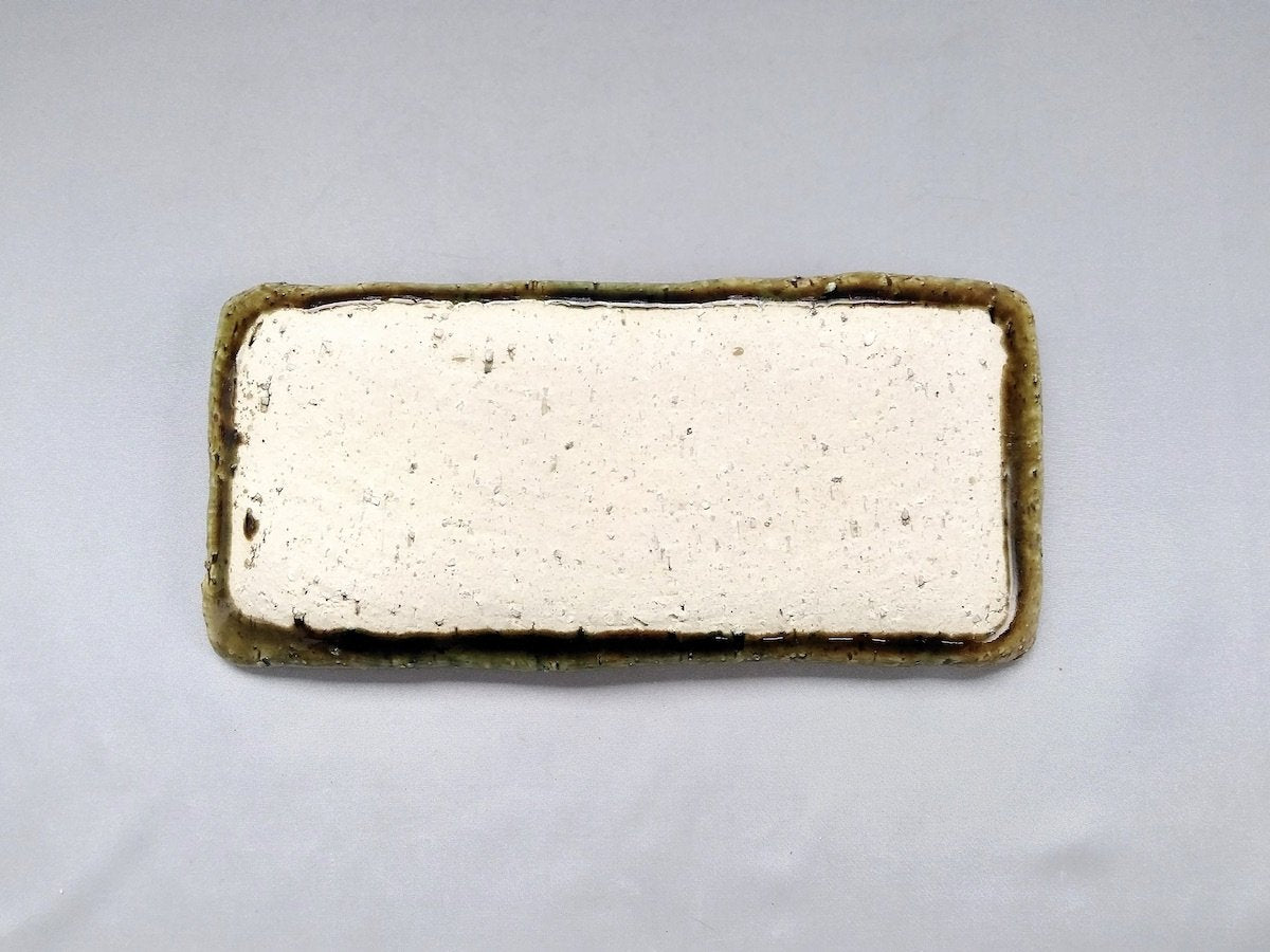 織部面取長皿2/3【山本一仁】