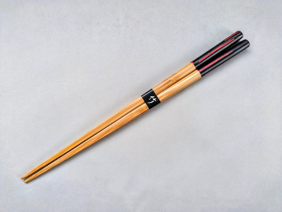 Maruken Chopsticks Large Black [Ouchi Kogei]