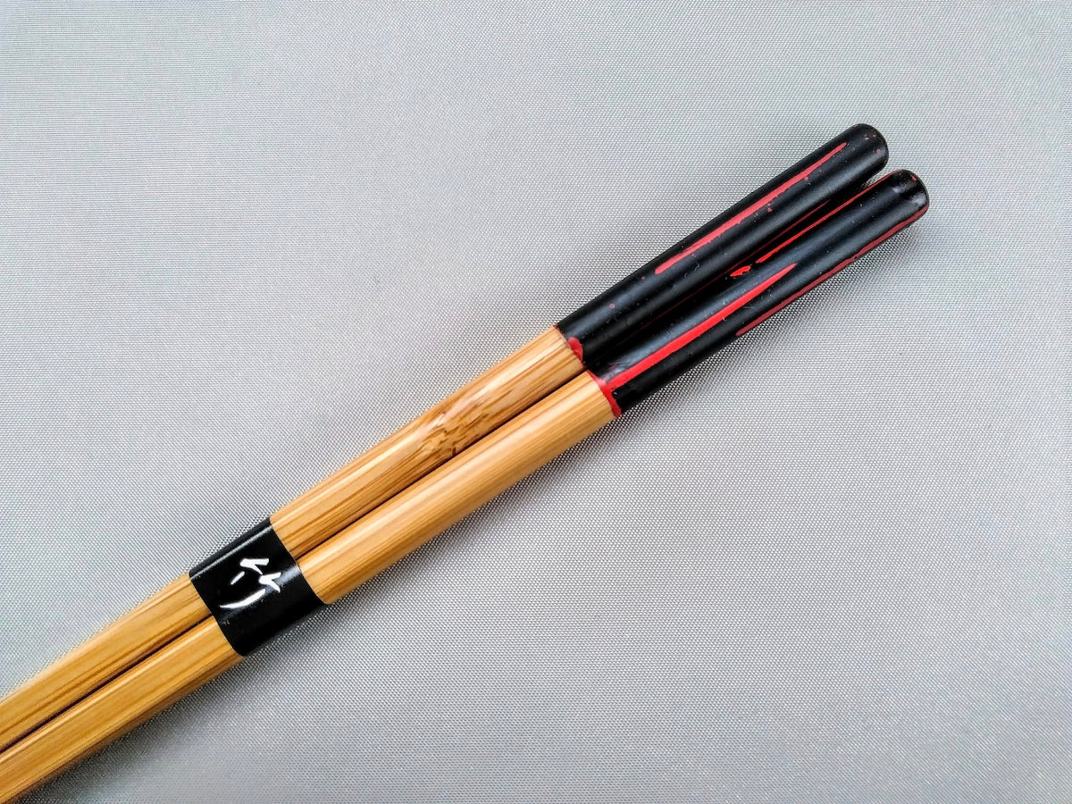 Maruken Chopsticks Small Black [Ouchi Kogei]