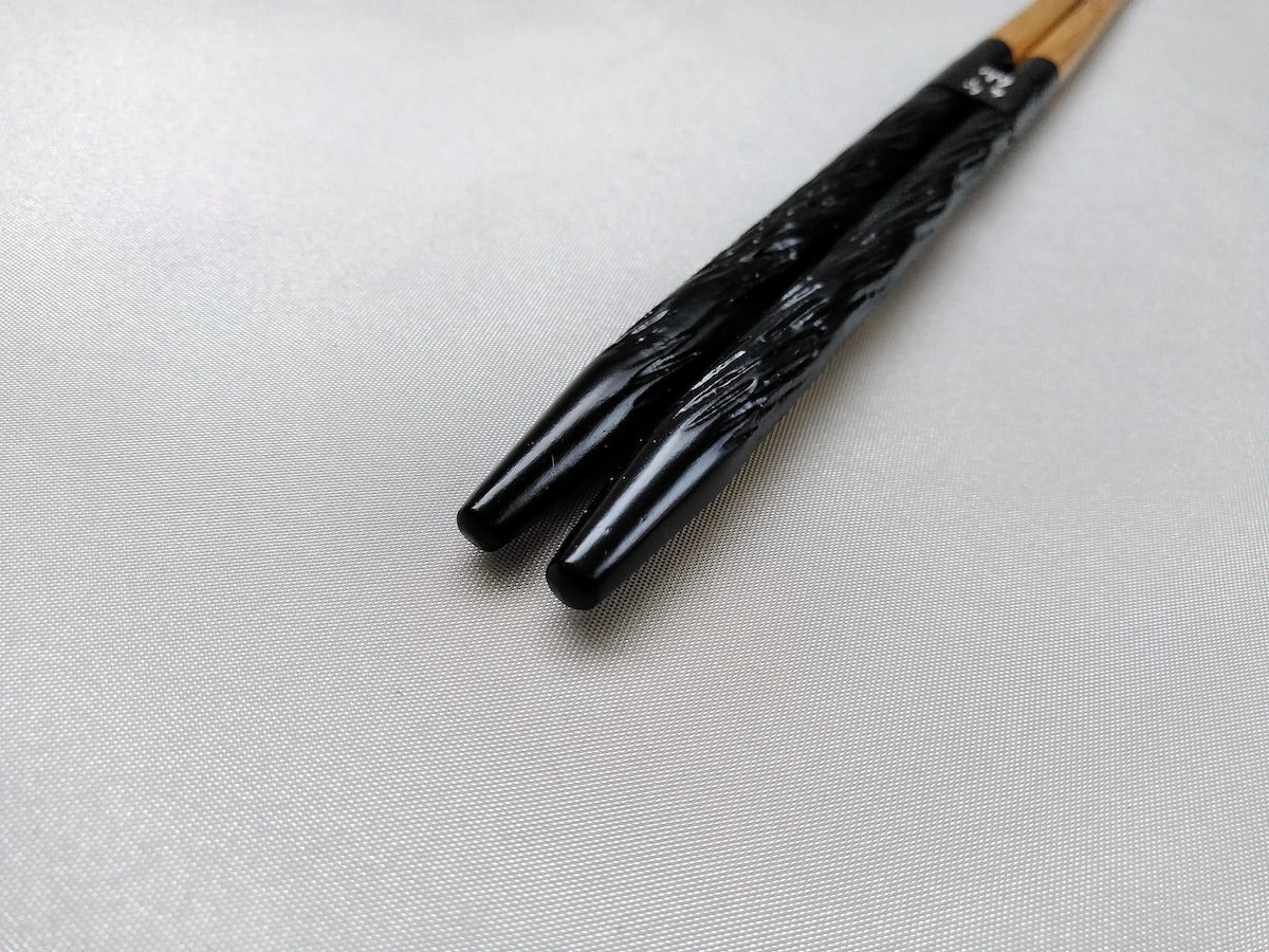 Shibori chopsticks black [Nakashima]